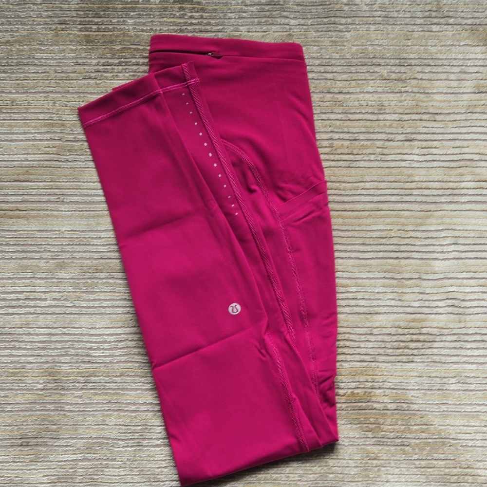 Lululemon Swift Speed High-Rise Crop 28" Wild Berry Size 6